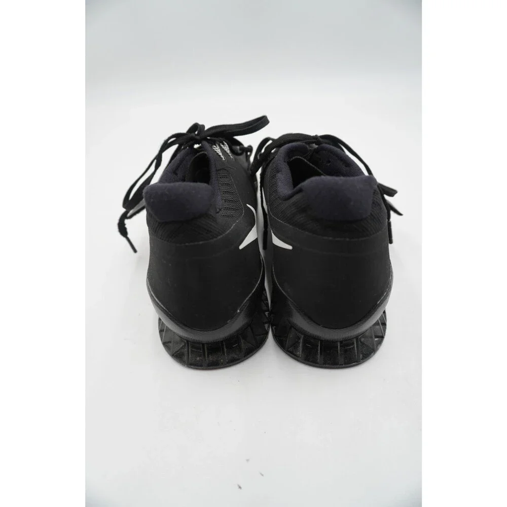 Nike Men's Romaleos 3 Weightlifting Shoes Black White (852933-002) Size 15